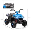 Elektro-Kinderquad, Licht & Musik, Federung, 5 km/h, 50 Produktbild-Vorschau 3