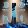 Lampada Lava blu 39 cm per camera da letto soggiorno G9 con Anteprima dell’immagine prodotto 3