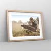 Gerahmtes Poster - Rahmen in heller Eiche - Kindheit Produktbild-Vorschau 8