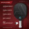 JOOLA Pickleball Schläger Radius CGS 16 | Tennis Produktbild-Vorschau 3