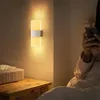 LED Wandleuchte mit Sensor – Doppelkopf, USB Aufladbar, Produktbild-Vorschau 4