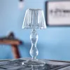 Szklany świecznik w kształcie przezroczystej lampy stołowej Podgląd zdjęcia produktu 6