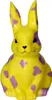 Gift Company Mignon Vase Hase Leo S gelb/lila 9cm Produktbild-Vorschau 1