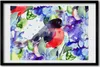 Bild 60x40 MDF-Rahmen, Wandkunst Vogel und Blumen Produktbild-Vorschau 1