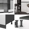 Singleküche Vicco R-Line Weiß/Anthrazit 160 cm  J-Shape, AP Produktbild-Vorschau 7