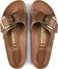 A top-down view of a pair of Birkenstock Madrid Big Buckle sandals. Podgląd zdjęcia produktu