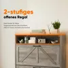 HOKEEPER Armoire à chaussures à 2 portes, meuble à Voir les images du produit 5
