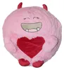 Monster Kuschelkissen Plüsch Kinder Kissen in Rosa Produktbild-Vorschau 1