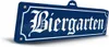 Biergarten 3D Plastikschild Produktbild-Vorschau 1