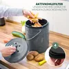 bremermann Seau à compost 5 litres gris avec filtre à Voir les images du produit 4