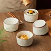 Schale set 4er Ø11 cm Keramik Müslischale Reisschalen Produktbild-Vorschau 3