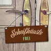 Scheißhäusle frei oder besetzt Wendeschild mit Kordel Produktbild-Vorschau 4