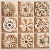 Holz-Deko, Größe 28 mm, Blumen, 45sort. Produktbild-Vorschau 4