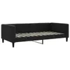 vidaXL Tagesbett Ausziehbar Schwarz 100x200 cm Stoff Produktbild-Vorschau 6