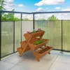 Pflanztreppe MCW-O15, Blumenregal Kräutertreppe Pflanzkübel Produktbild-Vorschau 10