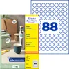 Avery Zweckform 6222REV-10, Runde Etiketten, ablösbar, A4, Produktbild-Vorschau 1