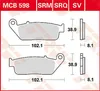 TRW Brzdová destička Trw Sinter Mcb 598 Sv Náhled obrázku produktu 1