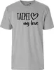 Huuraa Herren T-Shirt Taipei my love 3XL Sport Grey Bio Produktbild-Vorschau 2