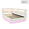 MODFU Polsterbett Schlafsofa 90×200 cm mit USB- und Produktbild-Vorschau 7