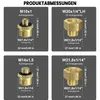 Gas Adapter Gasflaschen Adapter Zum Anschluss von Produktbild-Vorschau 5