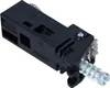 A black plastic electrical component with a silver screw and gear. Náhľad obrázku produktu