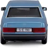 The rear view of a blue Mercedes 190E model car. Náhled obrázku produktu