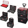 A collage of different toolboxes and storage containers from the Qbrick System Pro Set 3. Náhled obrázku produktu
