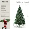 Sapin de Noël artificiel avec pommes de pin et support Voir les images du produit 6