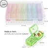 WELLGRO Tablettenbox für 7 Tage - Pillendose je 2 Fächer Produktbild-Vorschau 2