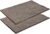 Astra Rutschfeste Fußmatte KEIRA 2ER SET Grau 50 x 80 cm Produktbild-Vorschau 1