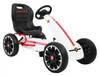 ABARTH Pedal-Gokart für Kinder Weiß + EVA-Räder + Produktbild-Vorschau 9