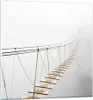 Bilder auf glas - Einteilig - Brücke ausgesetzt Nebel - Produktbild-Vorschau 1