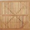 vidaXL Gartentisch Quadratisch 110x110x75 cm Massivholz Produktbild-Vorschau 5