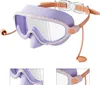 Kinder Schwimmbrille mit Nasen- und Ohrenschutz, 180° Produktbild-Vorschau 2