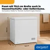 Exquisit Gefriertruhe 142 l | Energieklasse E | Produktbild-Vorschau 3