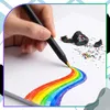 Regenboogkleurige waxkrijtjes, 7 kleuren, 24 stuks, hout, Productafbeelding-voorbeeld 8