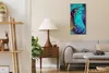 Dekor Leinwand Uhr Wandbilder Geräuschlos 30x60 Malarei Produktbild-Vorschau 3