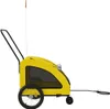 vidaXL Remorque pour vélo Jaune Tissu Oxford et fer Voir les images du produit 5