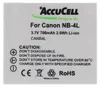 AccuCell Akku passend für Canon NB-4L Akku Produktbild-Vorschau 5
