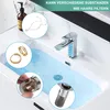 2-in-1 Waschbeckenstöpsel mit Abflusssieb, 2 Stk,Edelstahl, Produktbild-Vorschau 5