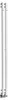 Sapho PILON Badheizkörper 122x1800mm, mit 2 Haken, Weiß Produktbild-Vorschau 2