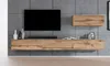 AX LIVING Anbauwand Loriano IV Wohnwand braun Eiche Wotan Produktbild-Vorschau 1