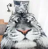 Súprava posteľnej bielizne biely tiger 135 x 200 cm 80 x 80 Náhľad obrázku produktu 2