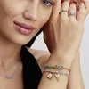 PANDORA Charm nápis Besos zlatá farba 764422C00 Náhľad obrázku produktu 6