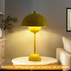 Lampe de table Alpinaluz SHIMO jaune en métal, lampe de Voir les images du produit 4