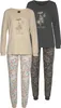 Vivance Dreams Pyjama 4 -teilig sand-geblümt, Produktbild-Vorschau 1