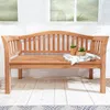 riess-ambiente Massive Gartenbank EMPIRE TEAK 130cm natur Produktbild-Vorschau 1