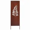 Edelrost Sichtschutz Garten Deko Farn 160x50 cm Decorative Produktbild-Vorschau 1