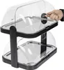 APS Buffet-Vitrine DOPPELDECKER schwarz Produktbild-Vorschau 9