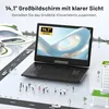 15,7" přenosný DVD přehrávač s 14,1" HD výklopným Náhled obrázku produktu 6